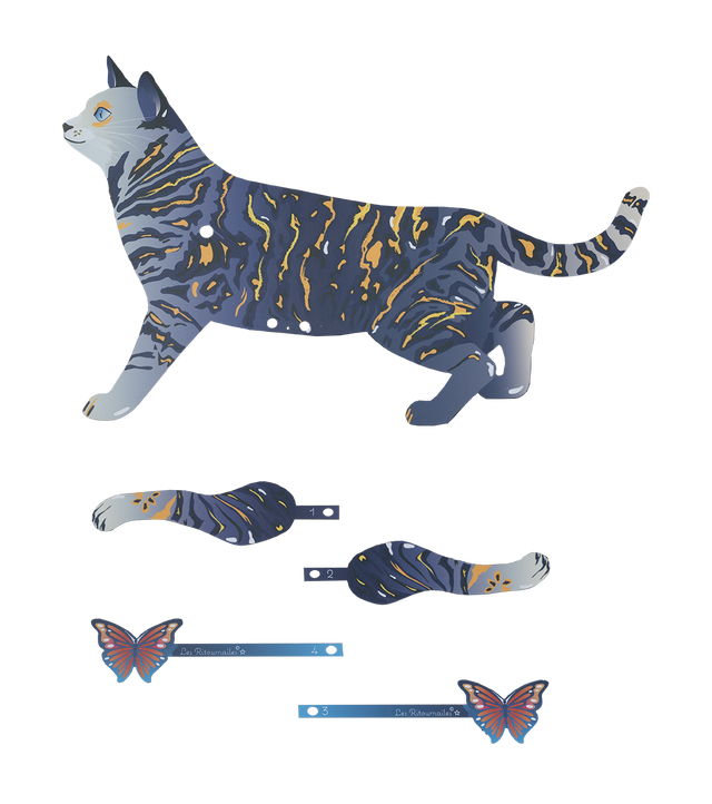 A weather vane decor set