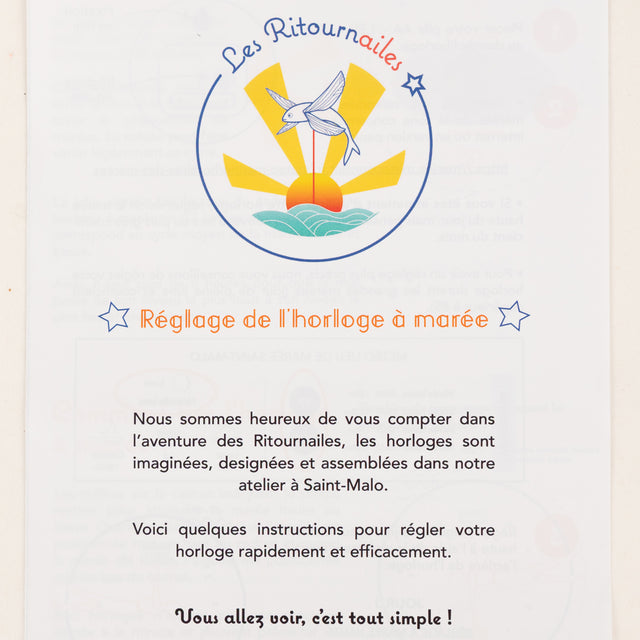 Horloge a marée Mado Crolé