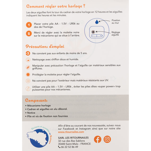 horloge temps Jo Lemon